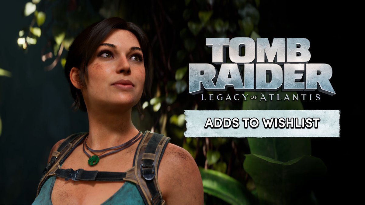 tombraider's tweet image. Tomb Raider: Legacy of Atlantis reimagines Lara Croft’s iconic adventure with jaw-dropping visuals, modern gameplay, and new surprises. Coming in 2026! Wishlist now: playtr.games/wishlistnow