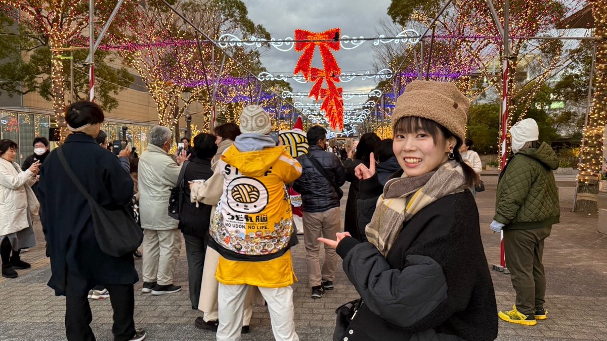 本日、KAGAWA Christmas Market 2025 in サンポート高松 の点灯式に