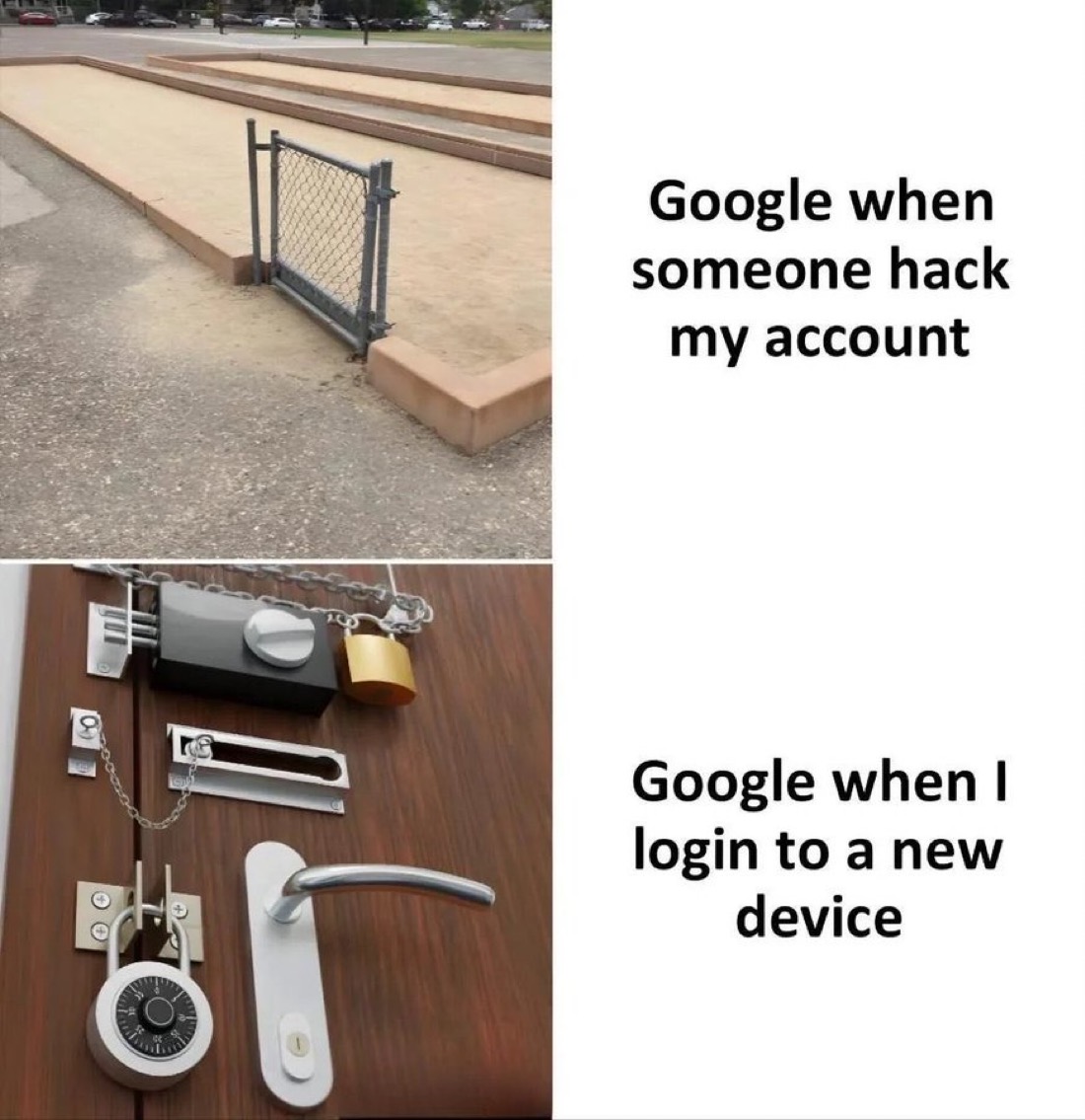 NoContextHumans's tweet image. Google logic…