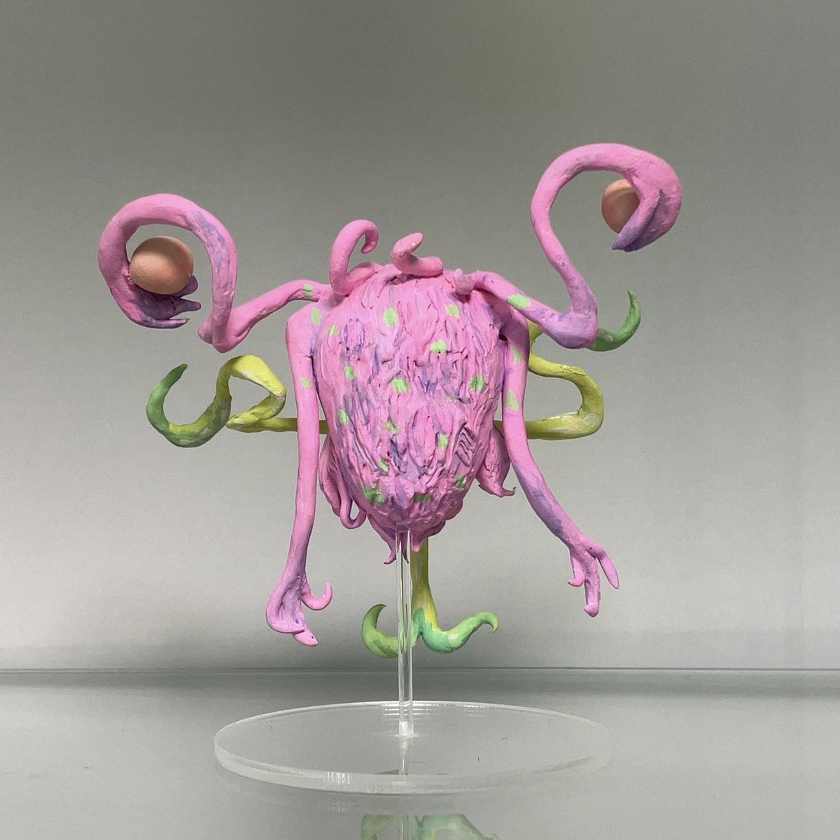 iguanya_clay's tweet photo. ドラゴンクエスト9より、「病魔パンデルム」のフィギュアを作りました。

なにやら、ドラクエウォークに丁度登場しているようです

#ドラクエ #DQ9 #粘土 https://t.co/YxfNnDlAmq