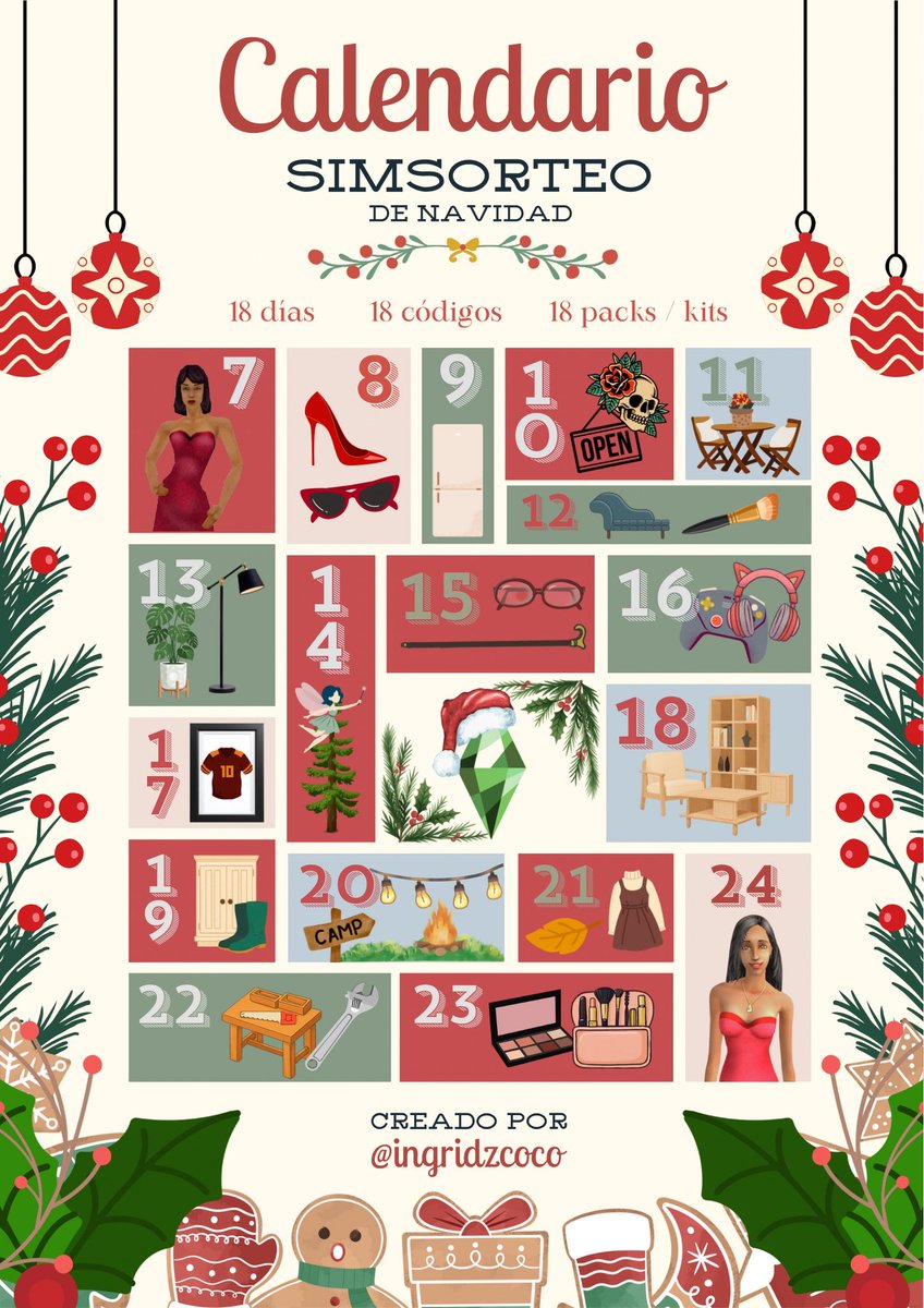 ingridzcoco's tweet image. 🎄 DÍA 12 — ¡Casilla num. 6! 🎁

Hoy toca… ¡el Kit Santuario Secreto! 🔮🌿✨

Ideal para crear espacios donde tus sims puedan respirar, meditar… o esconder dramas 👁️

Para participar:
🔁 RT
💚 Sígueme

¡Mucha suerte! 🍀