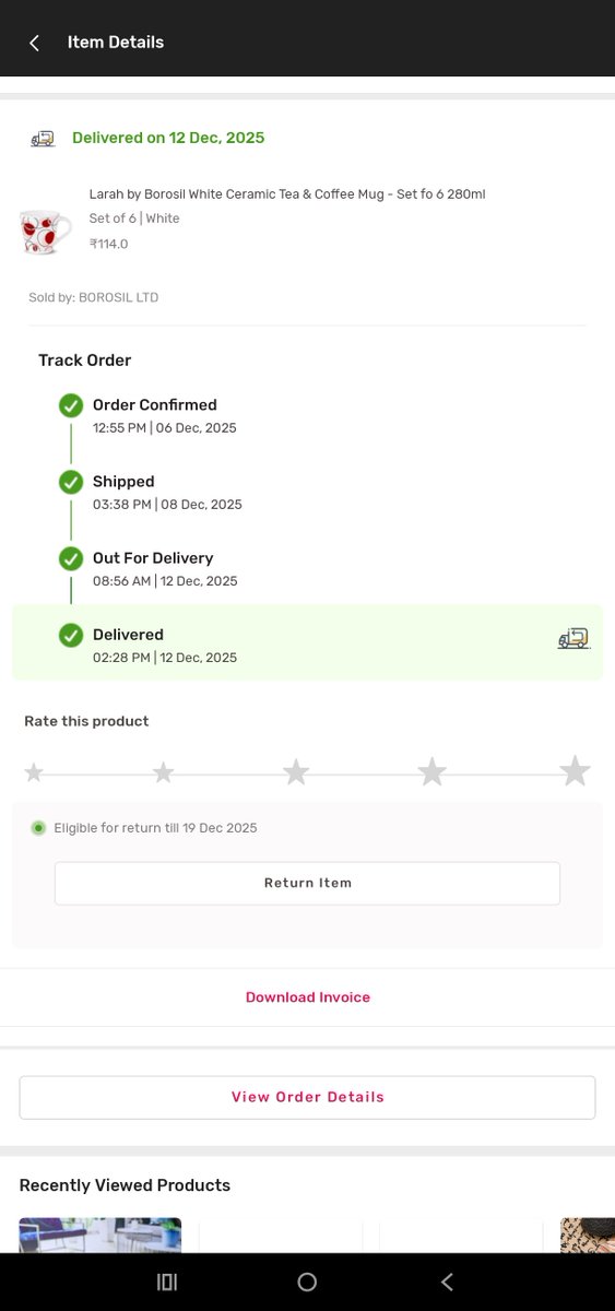 Bought a product few days back from Tata Cliq and it got delivered just 15 mins before, it was clearly mentioned that it's a set of 6 but in actual it's a pack of 2 only.
A big discrepancy in product description and actual product.  
@Tatacliqcare