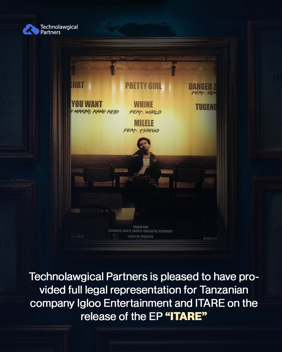 Congratulations to our client @igloo_ent and <a href="/itare/">itare</a>.fr for the newly released EP, ITARE.

Our team is pleased to have provided full legal representation for Tanzanian company Igloo Entertainment and ITARE on this successful project.