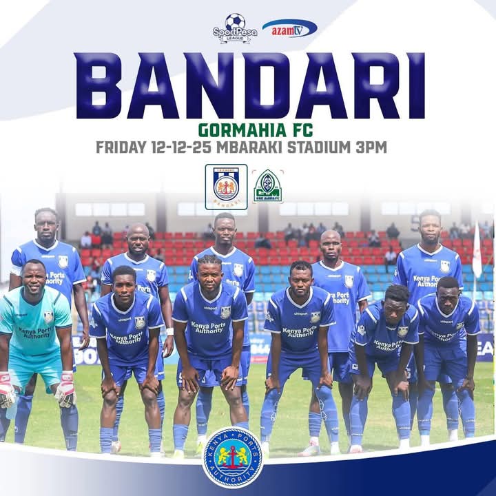 Leo hapo Mbaraki Stadium Kuna ingine kubwa sanaaaa. 

Ni Bandari FC ama itakuwa Gor Mahia #Sirkal???

Buy your ticket here

fanpass.ke/event/bandari-…

#PlayHardPlayFair
#GameIkoPoaGrao 

<a href="/araphat_ke1/">Araphat Ke.</a> 
<a href="/BrunoNyongesa/">Bruno Ke</a> 
<a href="/CharlesOnyango_/">Charles Onyango KE</a> 
<a href="/LukeOj/">Wamemchokoza Larky©</a> 
<a href="/Momanyielijah01/">Momanyi Elijah01(Nyaribari Chache Finest )</a>
