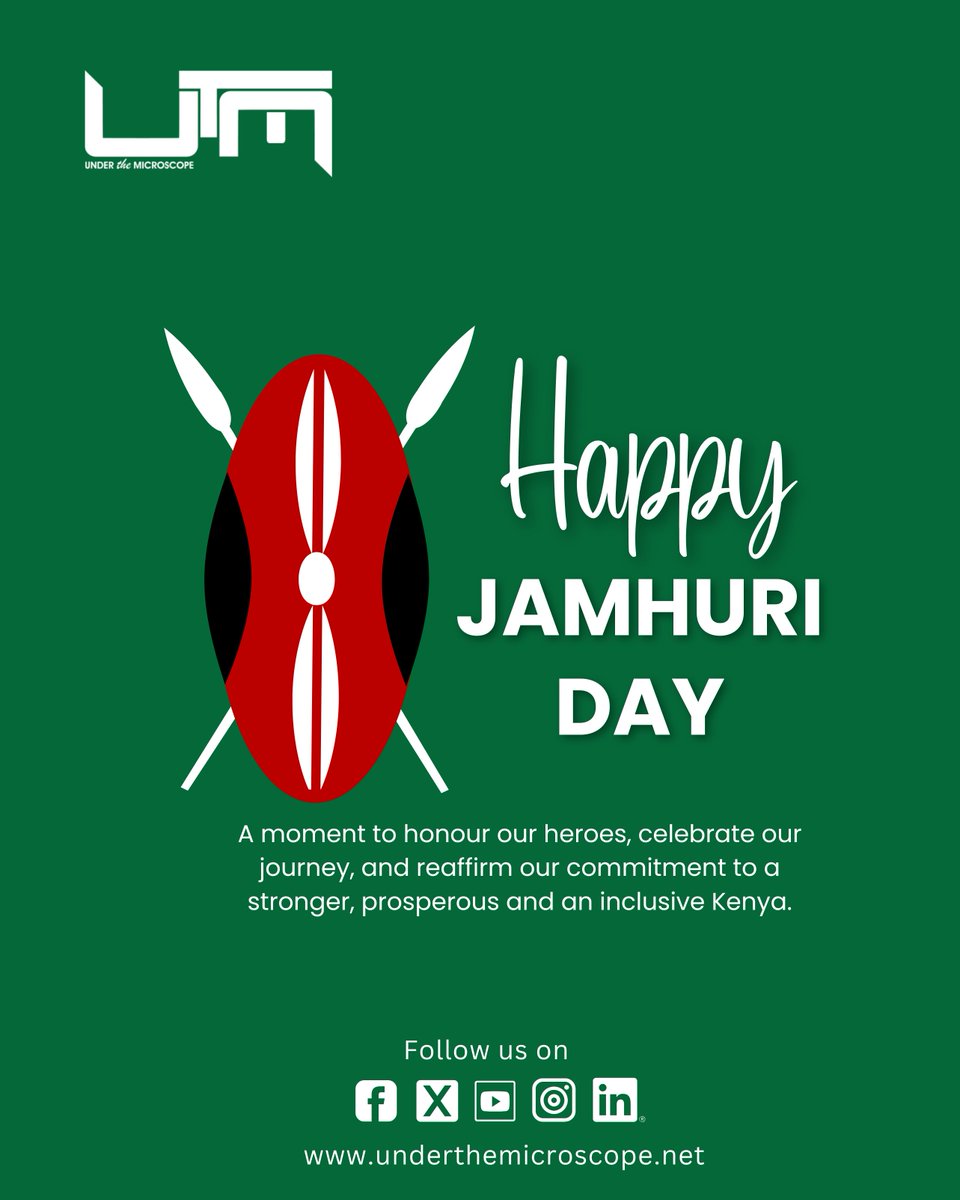 Under The Microscope (UTM) #tafutasayansi tweet media