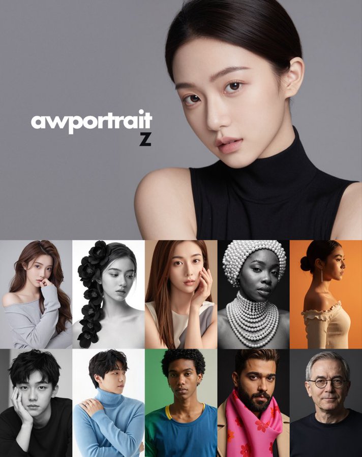 SD_Tutorial's tweet image. AWPortrait Z will be released on HF and Liblib this week  😄👇🙃

 Codename Z represents a deeply customized portrait aesthetics enhancement package (LoRA) based on the Zimage base model.