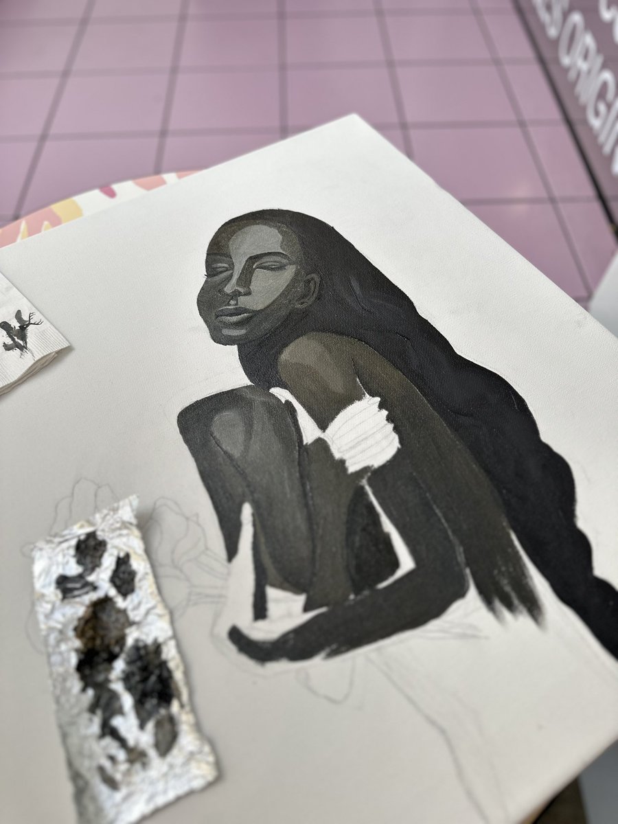 MFTheBrand's tweet photo. Work in progress… “The LOML… A SERIES ABOUT SELF LOVE AND ACCEPTANCE 💐” https://t.co/MEQgiSIb3l