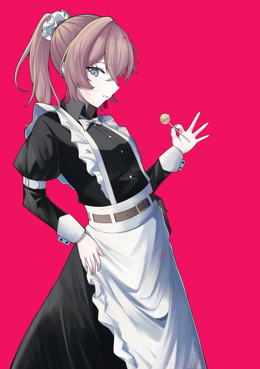 クラシックメイドな「アカリ」さん

#HonkaiImpact3rd 　#崩壊3rd