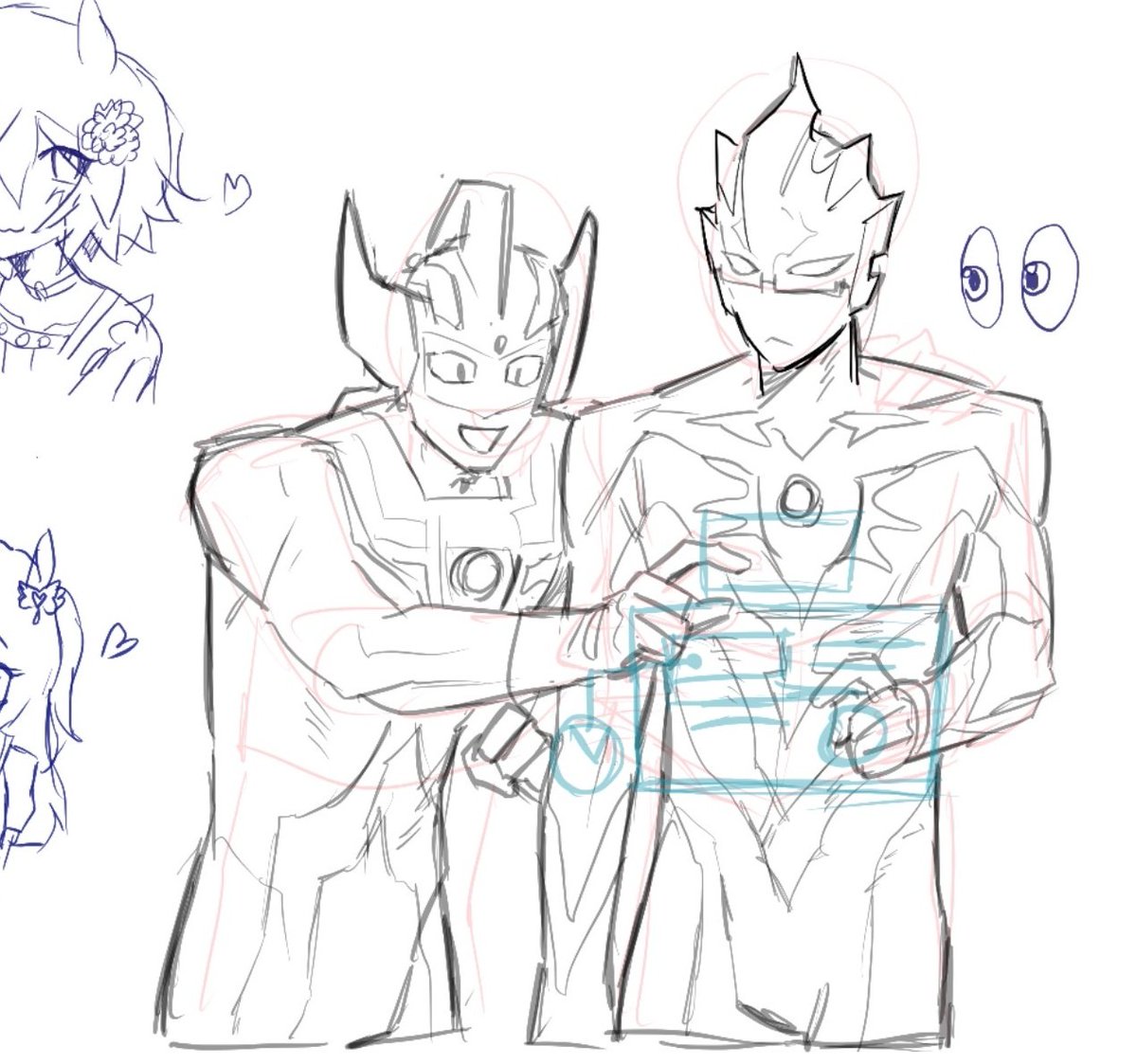 Doodle with friendo on magma (⁠ ⁠´⁠◡⁠‿⁠ゝ⁠◡⁠`⁠)