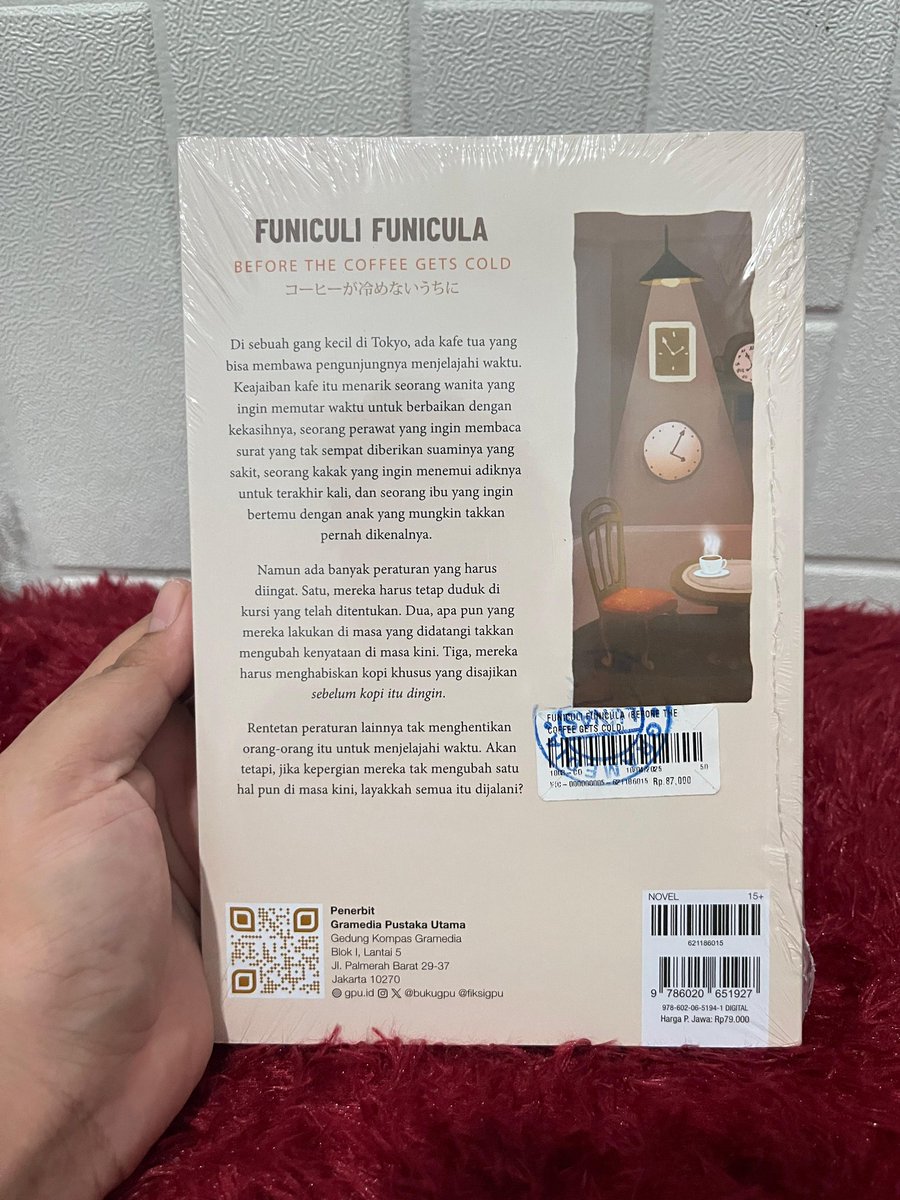 mintknow29's tweet photo. WTS/WANT TO SELL

SEGEL/BARU/NEW BUKU NOVEL FUNICULI FUNICULA (before the coffee gets cold)

💰55k
🍊Shopee freeong https://t.co/624s1kTyFa