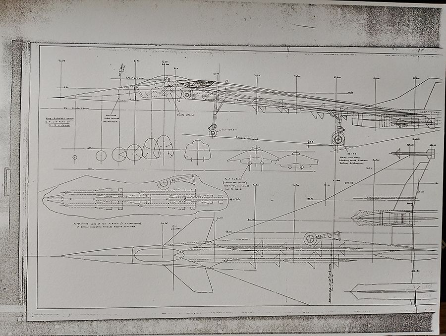 RAeSTimR's tweet photo. Undiscovered after 44 years - Britain's secret design for a Mach 2 superfighter from the designers of #Concorde #avgeek https://t.co/D5hE70X5YP https://t.co/xLl34NgXK7