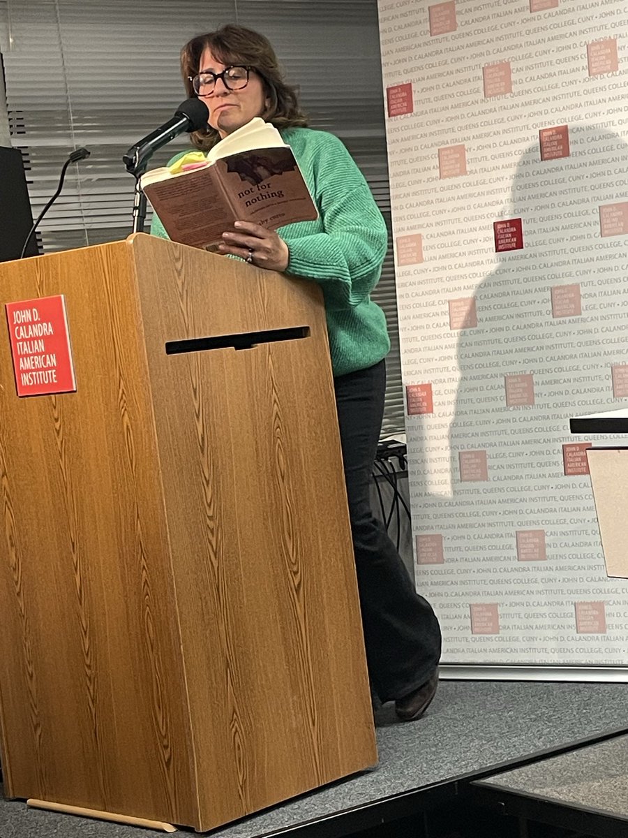 Last night I attended IAWA’s holiday open mic &amp; party at Calandra Italian American Institute-a big thank you to hosts <a href="/MariaLisella/">Maria Lisella</a> and Kathy Curto! Wonderful to see #poet friends <a href="/sucawei/">Susan Weiman</a> Frank Perero <a href="/camillatrinchie/">Camilla Trinchieri</a> James Nicola <a href="/CalandraItal/">Calandra Institute</a> <a href="/BordigheraPress/">Bordighera Press</a> <a href="/OneArtPoetry1/">ONE ART</a>