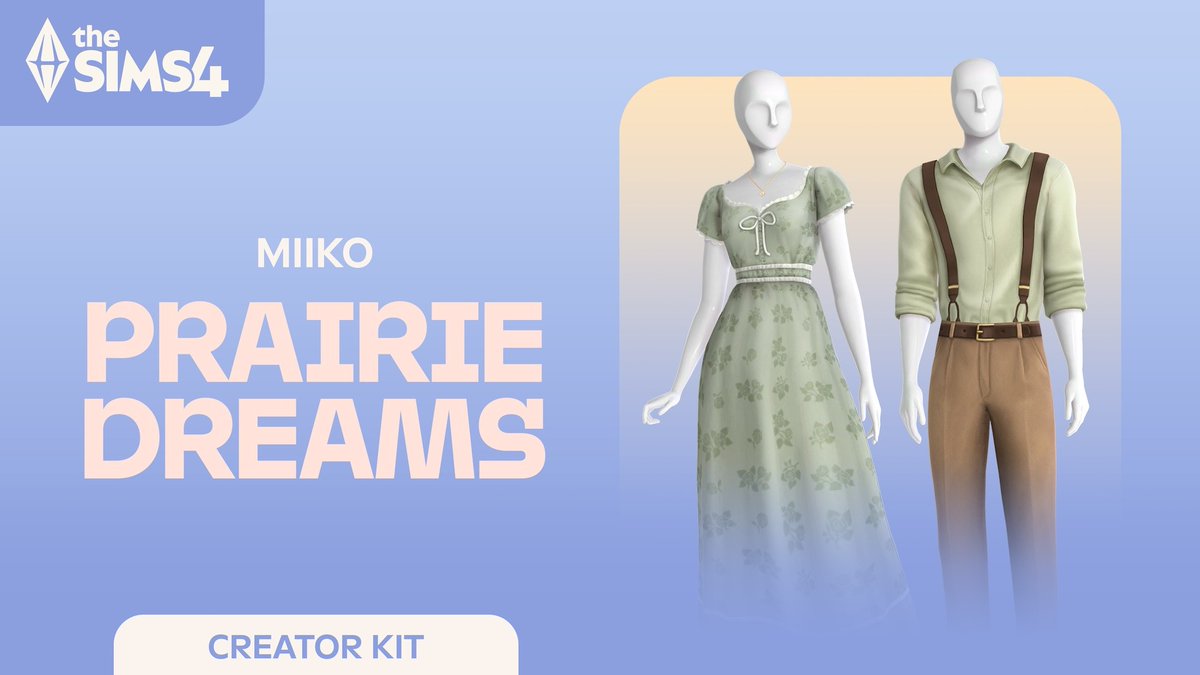 💘FLASH GIVEAWAY 💘  

Thanks to the EA Creator Network, I have a giveaway code for Miiko's Prairie Dreams kit! 

How to Enter:   

💘Follow
📷Like/Repost   

Bonus:   

📷Follow on YouTube     

Giveaway ends 13/12/2025 at 8 PM (CET).  #EAPartner  #TheSims4