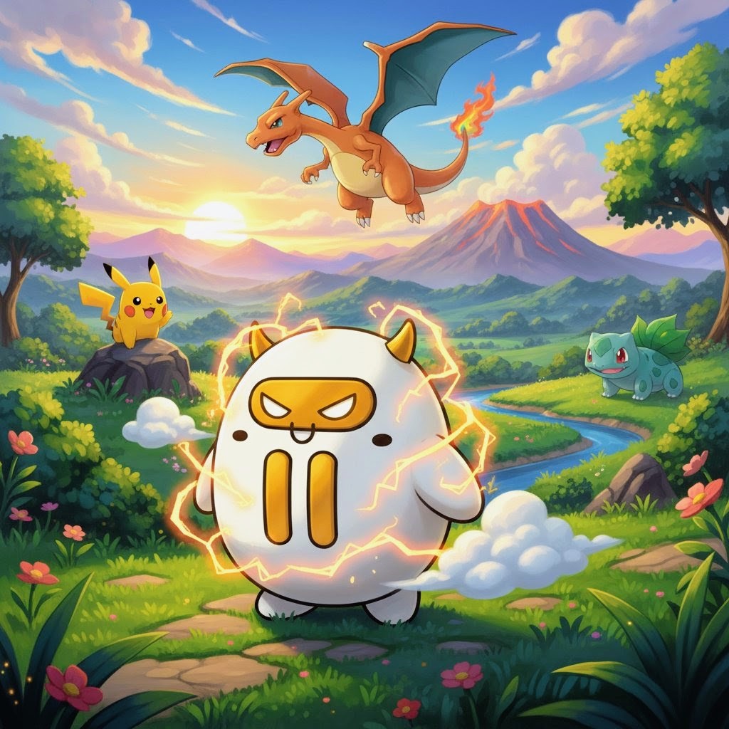 SunBullOfficial's tweet photo. Have you caught the new #Pokémon that just arrived in the green fields of #Tron? ◓
Catch yours now at #Sumpump! 😏 https://t.co/Xt9gAhuY1y