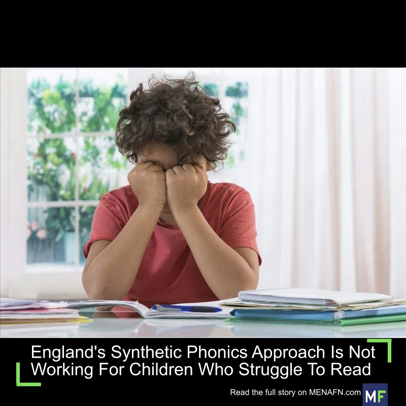 MENAFN's tweet image. England's Synthetic Phonics Approach Is Not Working For Children Who Struggle To Read #England's #Synthetic #Phonics #Approach #Working #Children #Struggle #Read #USA #Russia #Biden #Ukraine #War #Palestine #Gaza #Israel # dlvr.it/TPn7PY