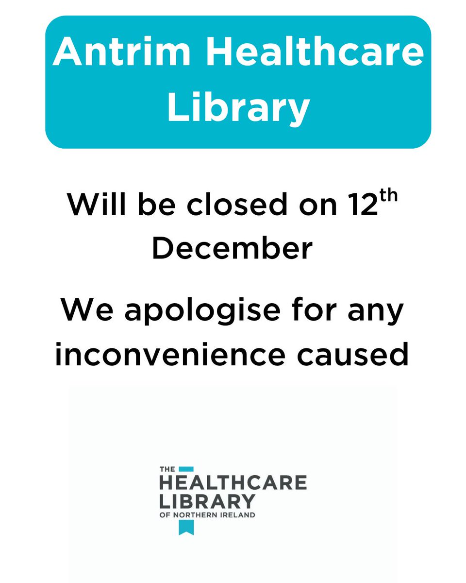 The Healthcare Library of Northern Ireland tweet media