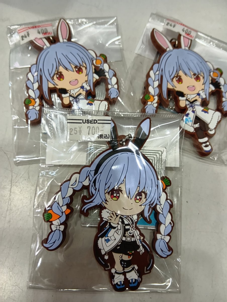 【限定】兎味ペロリナetc.サミフェス 777リーグボイスラバーストラップセット 🐇商品情報💖 本日のオススメ商品をご紹介✨ 兎田ぺこらのラバー