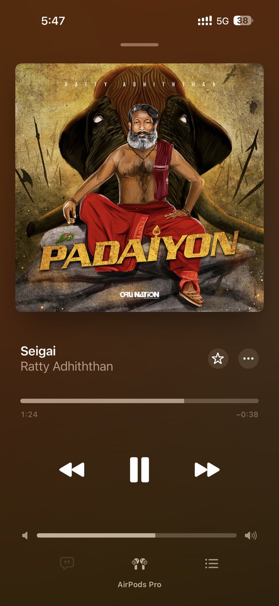 Favorite album 😍🔥💥💥 *படையோன்* 

<a href="/RattyAdhiththan/">Ratty Adhiththan</a>