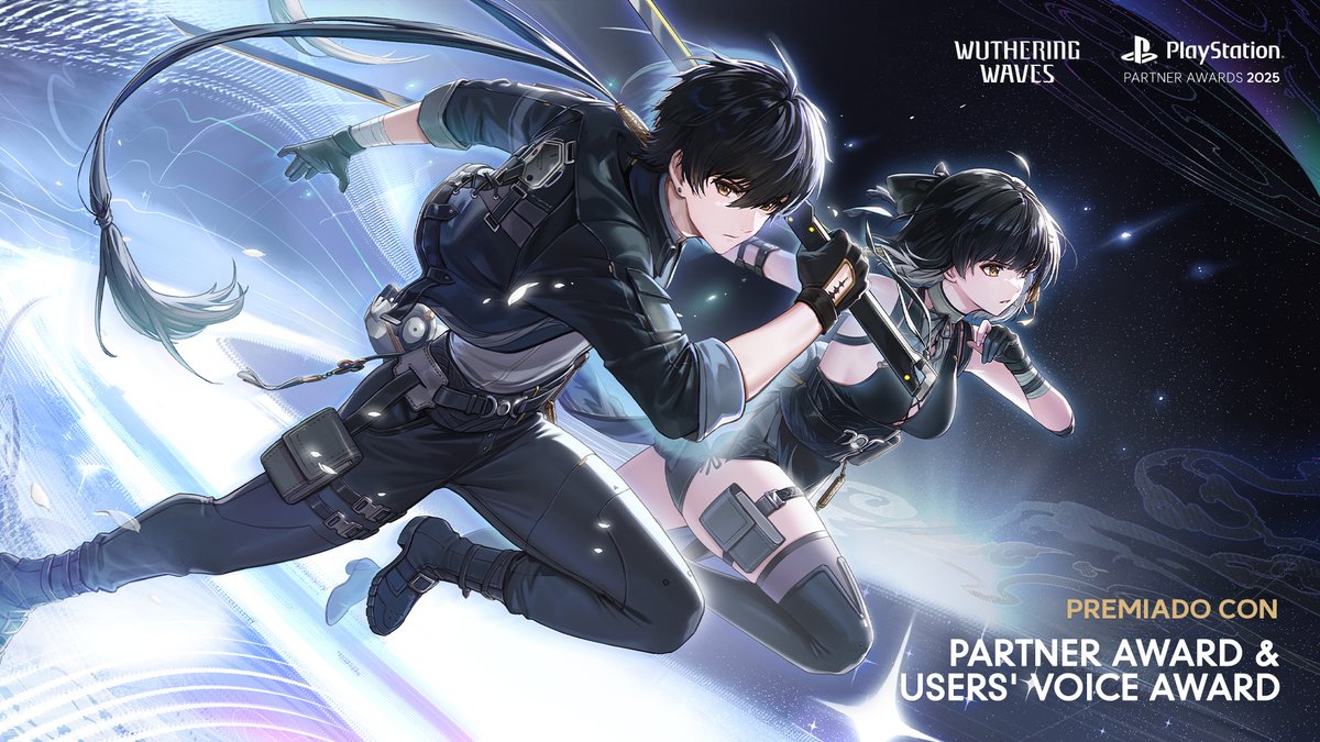 WW_ES_Official's tweet photo. Regalo de agradecimiento de Wuthering Waves

Querido/a Errante:

Nos complace anunciar que Wuthering Waves ha ganado, en concursos recientes, los siguientes premios:
【The Game Awards (TGA) 2025 Players' Voice】
【PlayStation® Partner Awards 2025 PARTNER AWARD】
【PlayStation® Partner Awards 2025 USERS' CHOICE AWARD】
【Google Play 2025 Best Ongoing】
【HMMA Award (Category: Song - Video Game (Console and PC) )】

Haber recibido semejantes reconocimientos jamás hubiera sido posible sin el apoyo de nuestros queridos Errantes. Como muestra de agradecimiento, hemos preparado una recompensa que se distribuirá a través del sistema de correo del juego.

✦ Contenido de la recompensa: Astrita ×1600
✦ Fecha de envío: 12/12/2025, 20:40 (UTC+8)
✦ Condiciones para reclamar: Haber alcanzado Nivel de Unión 2, función de [Correo] desbloqueada. El correo con la recompensa podrá reclamarse hasta la finalización de la versión 2.8.

Una vez más, expresar nuestro más profundo agradecimiento.
En lo desconocido del espacio profundo, llamas de esperanza se unen. ¡Que el fuego estelar ilumine el camino!
En la Academia, pronto, nos podremos reunir.

#WutheringWaves