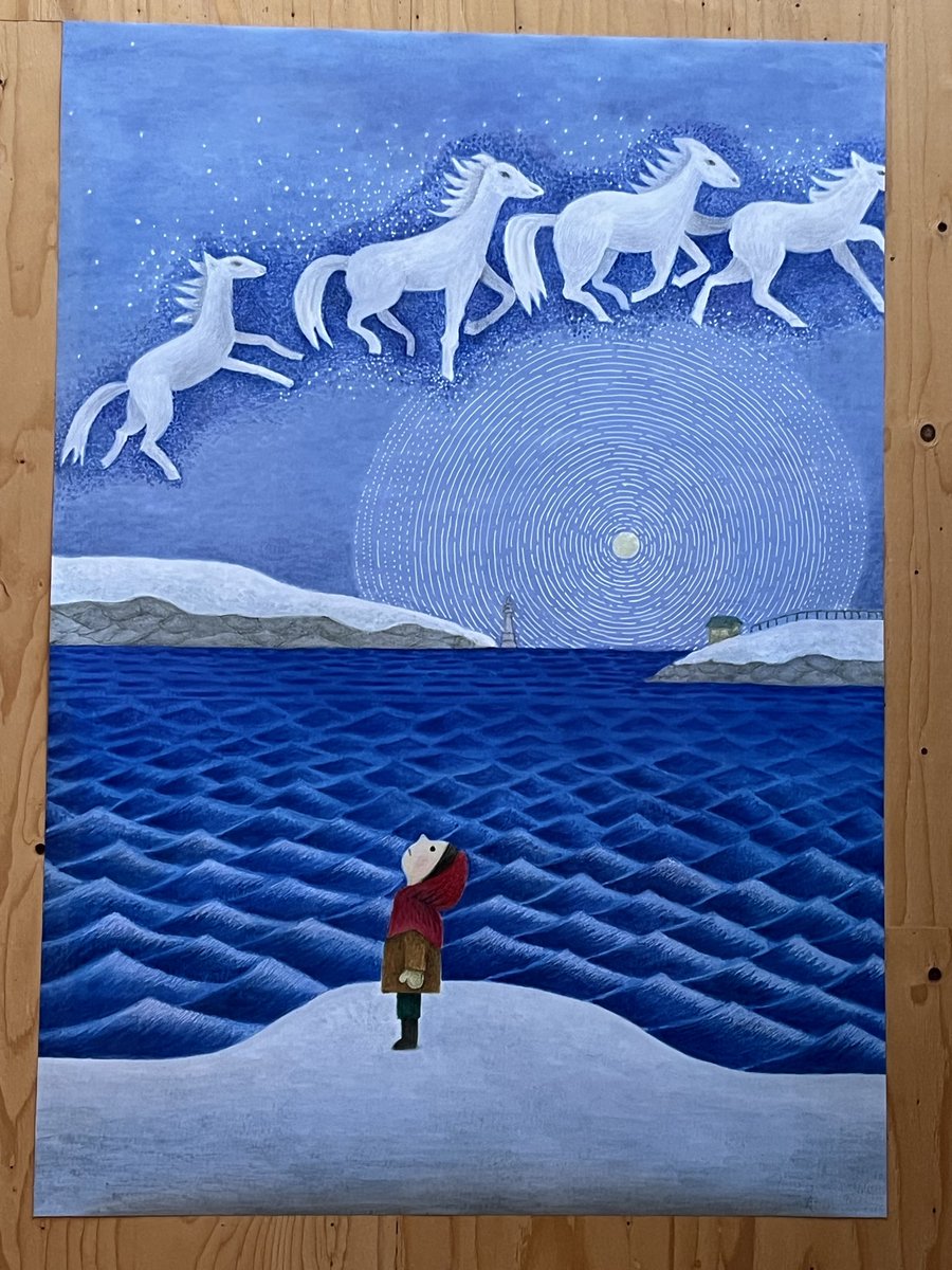 スヌーヌー 『月の入り江』 ほんとうに、この絵のような静謐な時間で