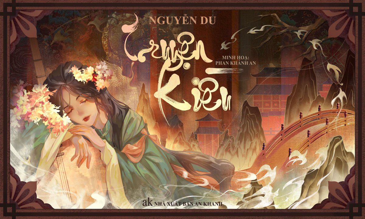 #illustration i designed the cover book for “The Tale of Kieu”