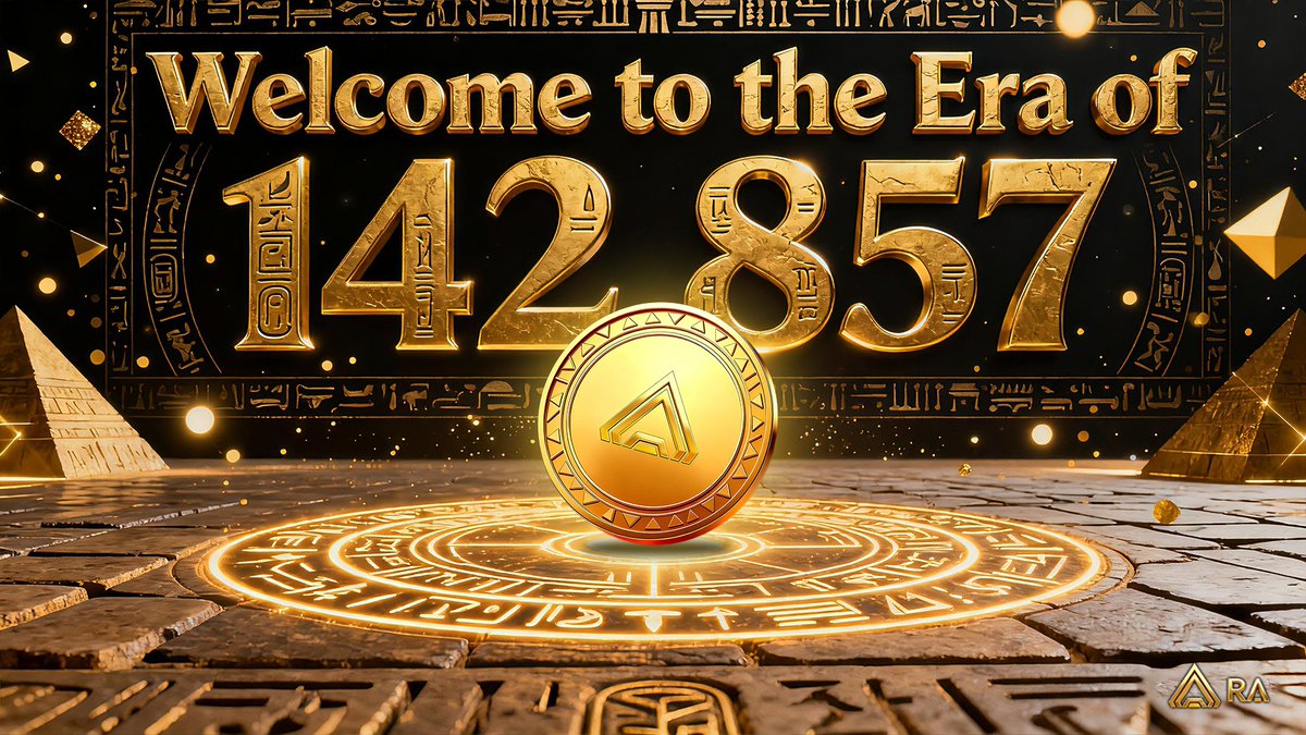 RA142857's tweet photo. ๐ Weโre not creating a token โ
Weโre defining a civilization of logic.
Welcome to the Era of 142,857,
where Mathematics defines Value and Consensus builds Order.
#RAProtocol #RAEra #Web3Civilization #142857 https://t.co/pdWYUSHh0o