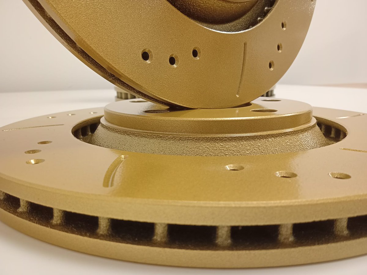 MTECBrakes's tweet photo. 😎Our Gorgeous Gold Coated discs 😎 Available in all styles. 10% off on our site (no code needed). FREE SHIPPING TO UK and IRELAND. NO CUSTOMS to Europe. WhatsApp us, call us, email or send us a PM and we'll be happy to supply what you need https://t.co/rOJa9WbYg3