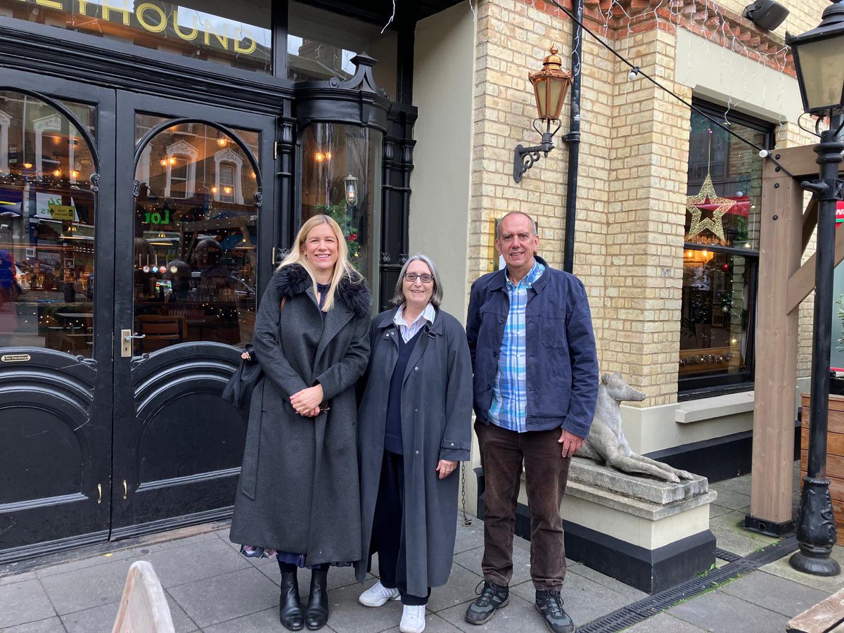 elliereeves's tweet photo. Fantastic afternoon with the Sydenham Society at their Christmas Lunch at the Greyhound this week. 

The Sydenham Society do brilliant work all year round for our community. Thank you to Mike and everyone for organising. https://t.co/WFkEEa3UuI