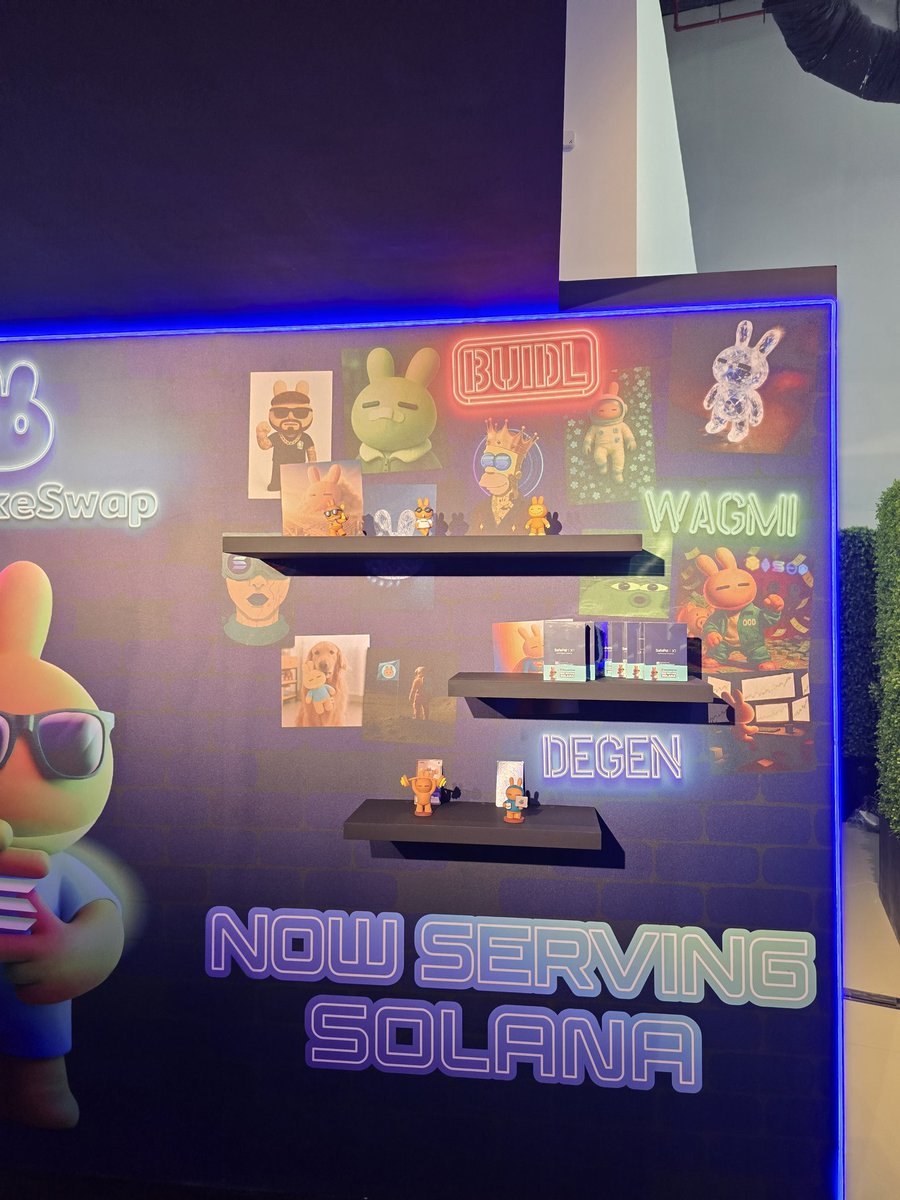 pear_pure's tweet photo. Come check safepal wall at BP 2025

@PancakeSwap @safepal

#breakpoint #hardwallsoftcake https://t.co/xaVMfpFang