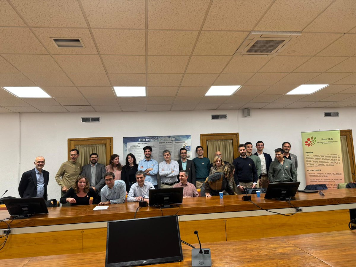 Red de Almacenamiento de Energía Térmica (Red-TES) tweet media