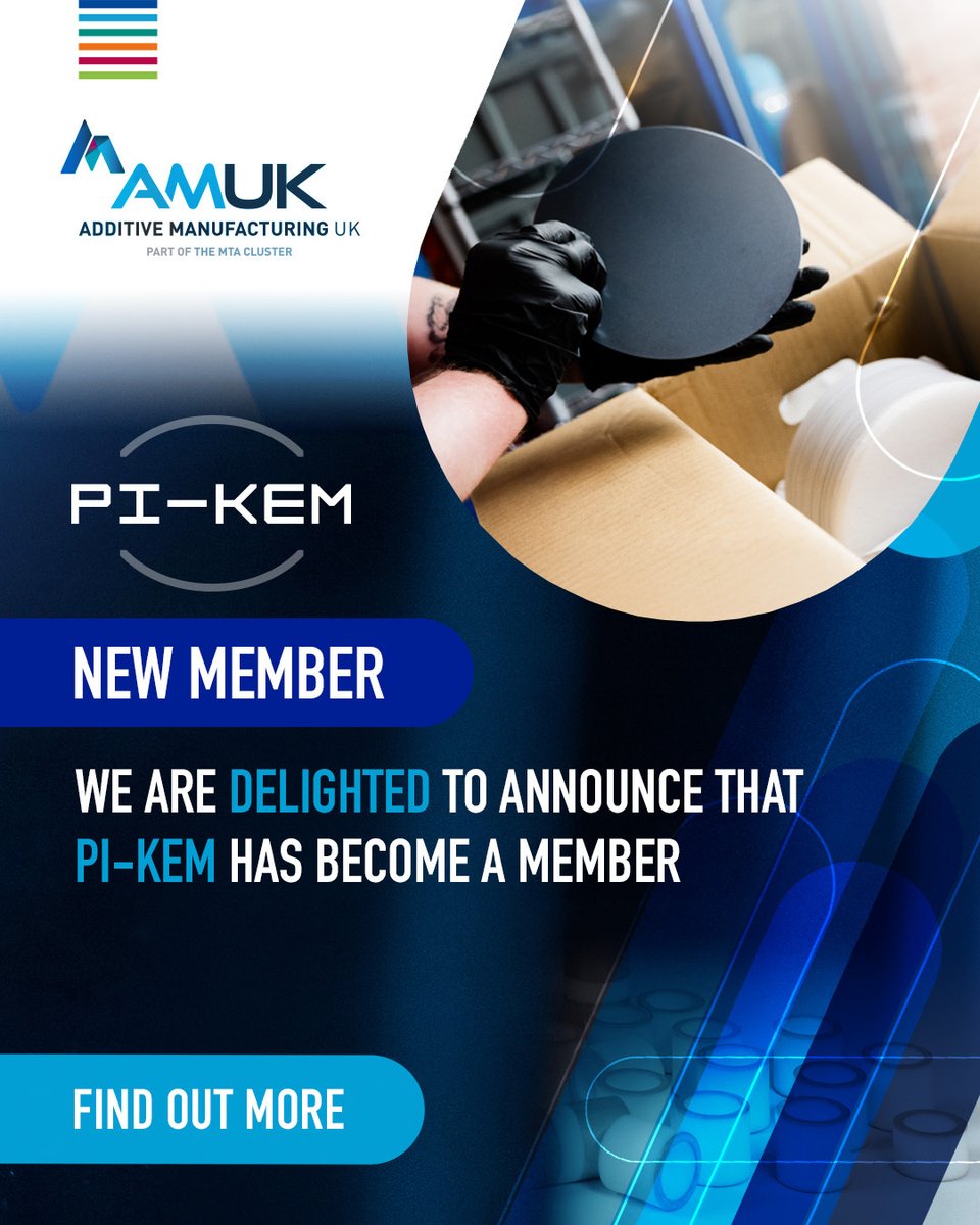 We’re pleased to welcome <a href="/PIKEMLTD/">PI-KEM</a> as a new AMUK member! 🚀

PI-KEM is a recognised supplier of high-quality additive metal powders, supporting advanced manufacturing across multiple sectors.

We look forward to collaborating and helping drive innovation across the AM ecosystem.
