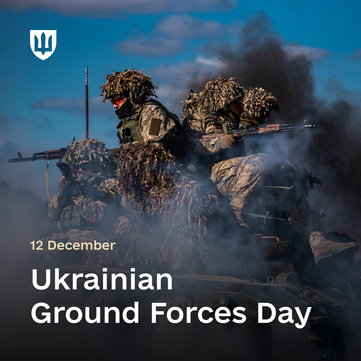 DefenceU's tweet image. Today Ukraine marks the Day of the Ground Forces.

“For Ukraine! For its freedom!” Under this motto, the warriors of the Ground Forces destroy the enemy every day, forcing them to pay a heavy price for their aggression against our state.

Grateful to every defender serving in the…