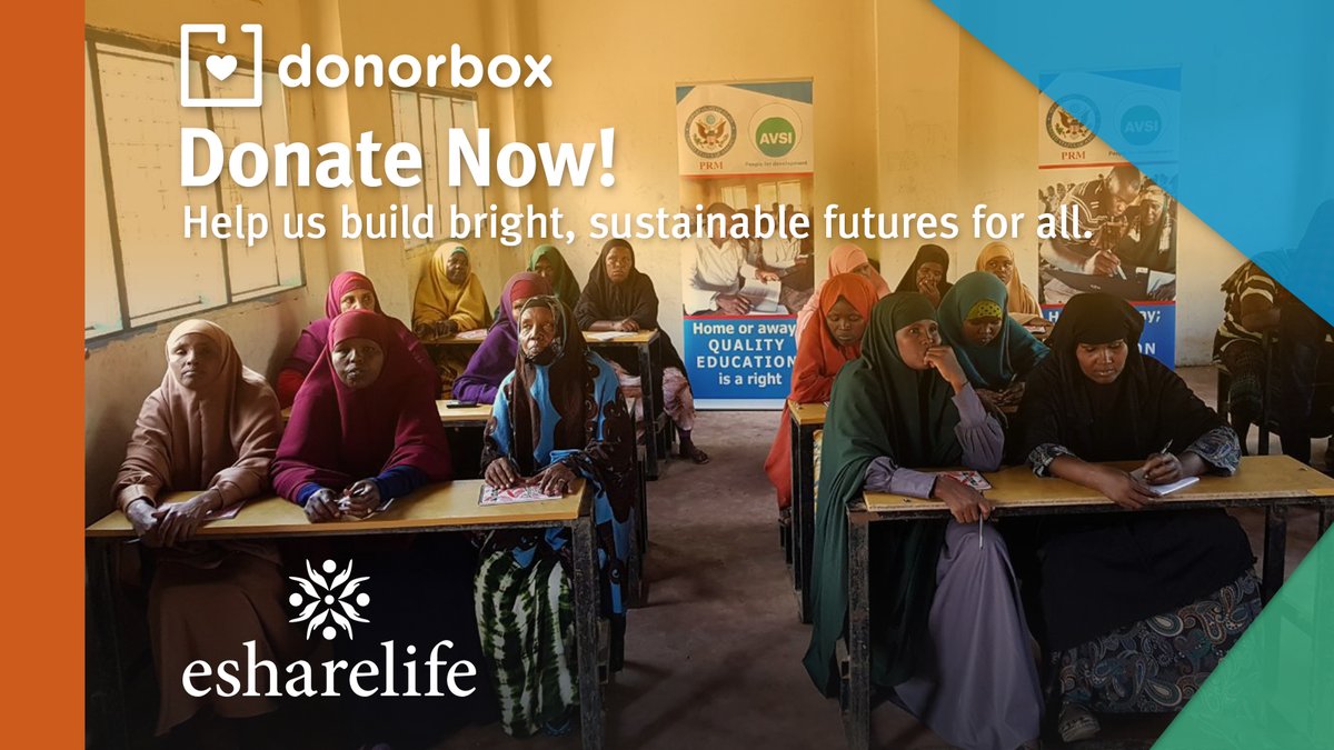 Esharelife's mission, to ensure a bright, sustainable future for communities internationally, is reliant on your support.

To learn how you can contribute, visit our Donorbox page: donorbox.org/esharelife-sup…

#esharelife #UK #charity #donation #fundraising