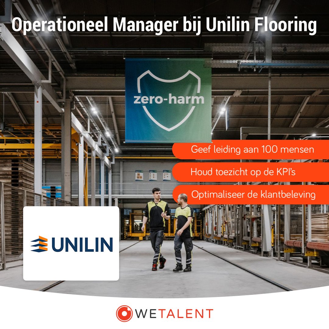 Bij Unilin Flooring Nederland ben jij degene die processen stroomlijnt, mensen laat groeien en klantbeleving naar een hoger niveau tilt. 🚀

𝗪𝗼𝗿𝗱𝘁 𝗱𝗶𝘁 𝗷𝗼𝘂𝘄 𝗻𝗶𝗲𝘂𝘄𝗲 𝗳𝘂𝗻𝗰𝘁𝗶𝗲?

Dan spreekt Lisa je graag:
📞 +31 6 18613427 | 📩 lisa.v.haasteren@wetalent.nl