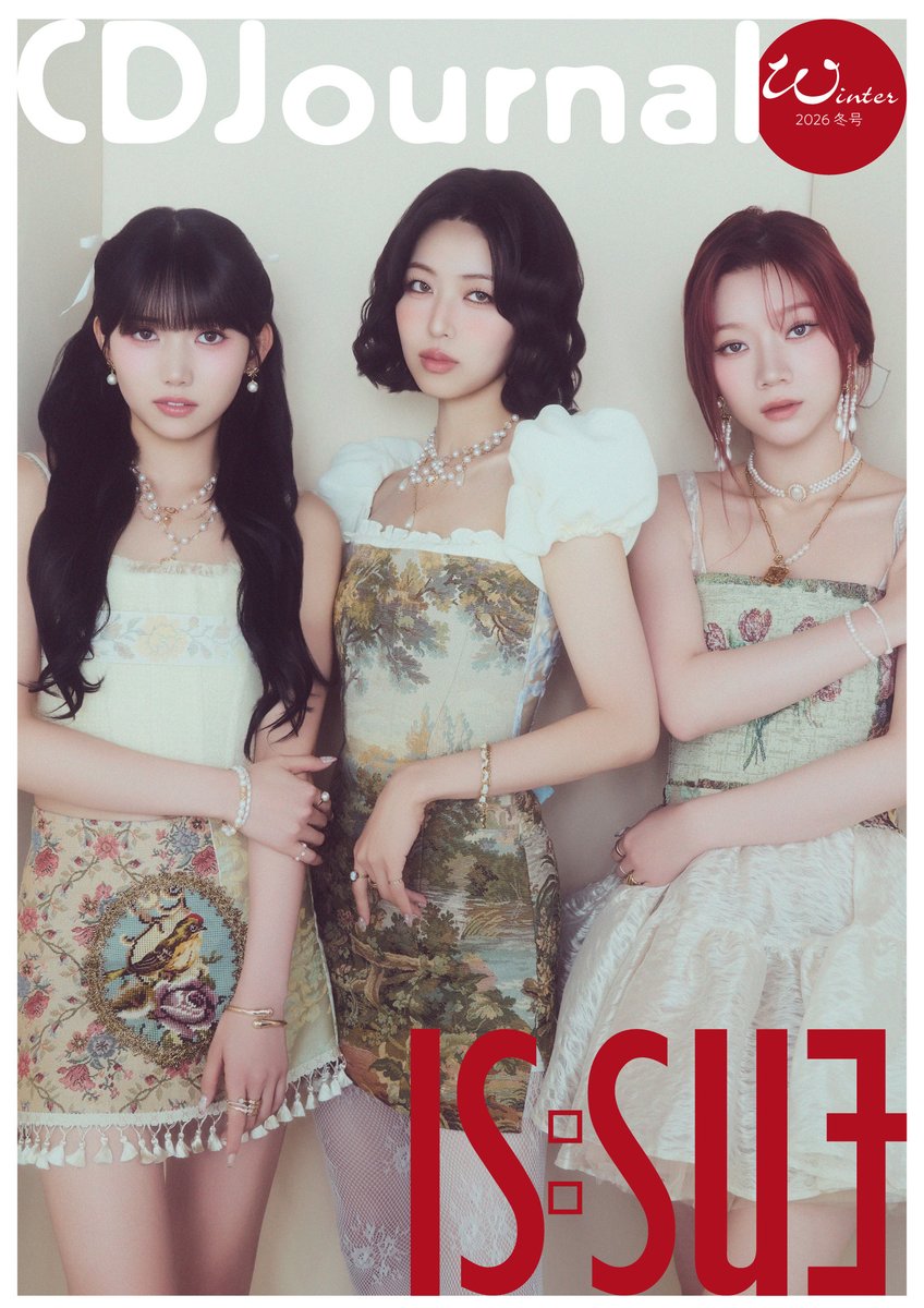 ［📢］
⊹˚₊書影＆特典画像発表⊹˚₊
▲12/19(金)発売 #CDジャーナル 2026冬号▼
┗表紙は IS:SUE <a href="/issue_is_coming/">IS:SUE</a>

˗ˏˋ4TH SINGLE ｜PHASE｜interivewˎˊ˗
#ISSUE #イッシュ #이슈

CDジャーナルSHOPはIS:SUEミニポスター（A4）付！
⟡.·予約受付中です⟡.·

📎cdjwebshop.stores.jp/items/69158f3a…