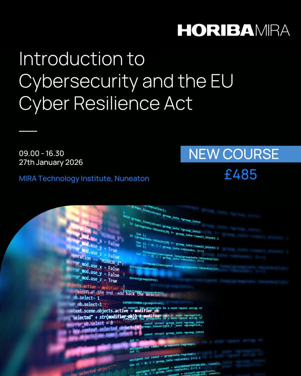 HORIBA MIRA tweet media