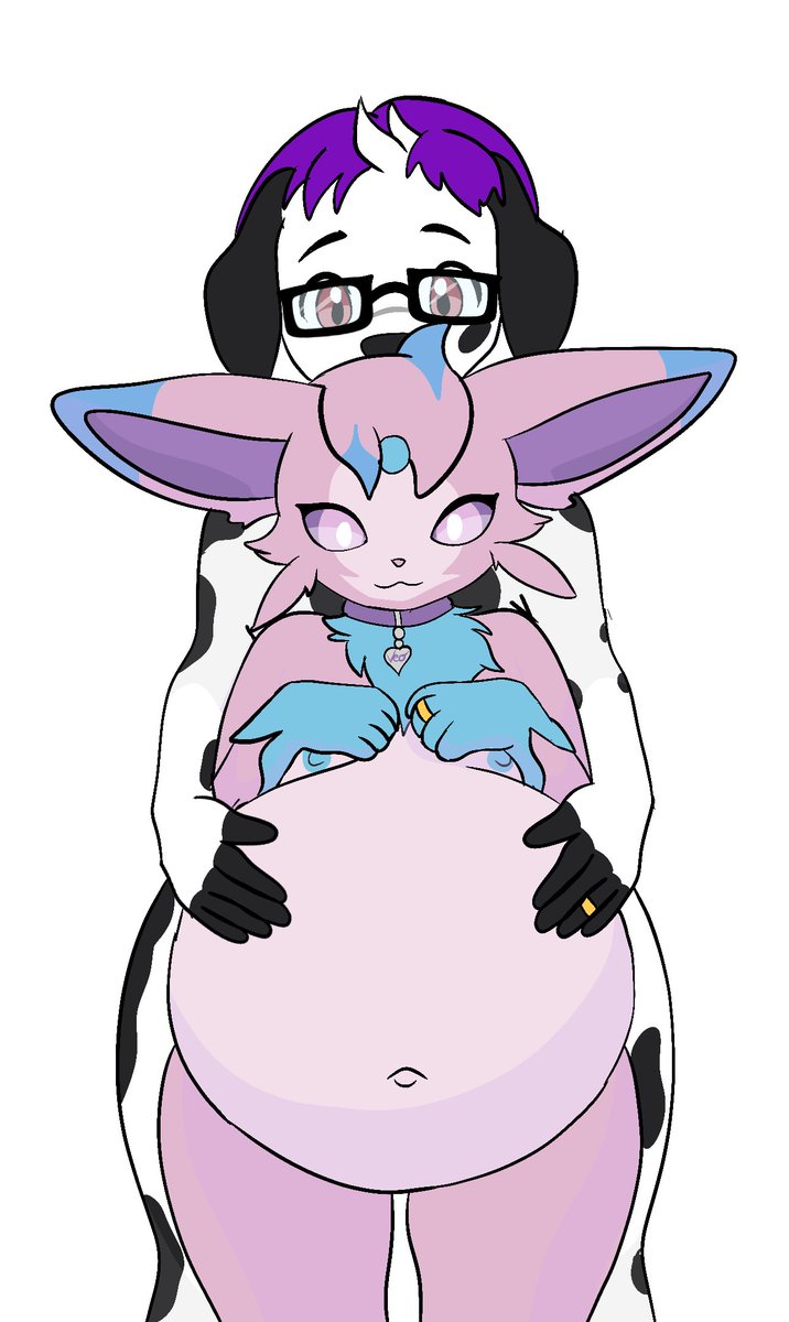 HoshiFoxLady's tweet photo. #pregnant #love #dalmatian #espeon #lewxen #anthro #comopen
@Foxbit159F et Arian expecting a happy event ♥ thank again for com ♥ https://t.co/ZBeLSCQlbo