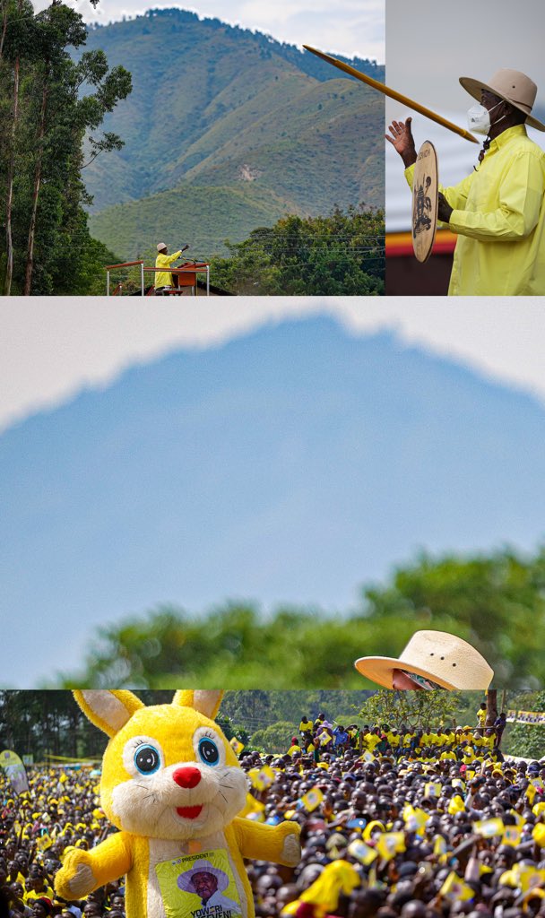 BonnyKarogo's tweet photo. President Museveni wraps up his Rwenzori–Tooro campaign with confidence that the region will give him 89% of the vote. 
Photos by me 📸 https://t.co/KPZ3NIFAXC