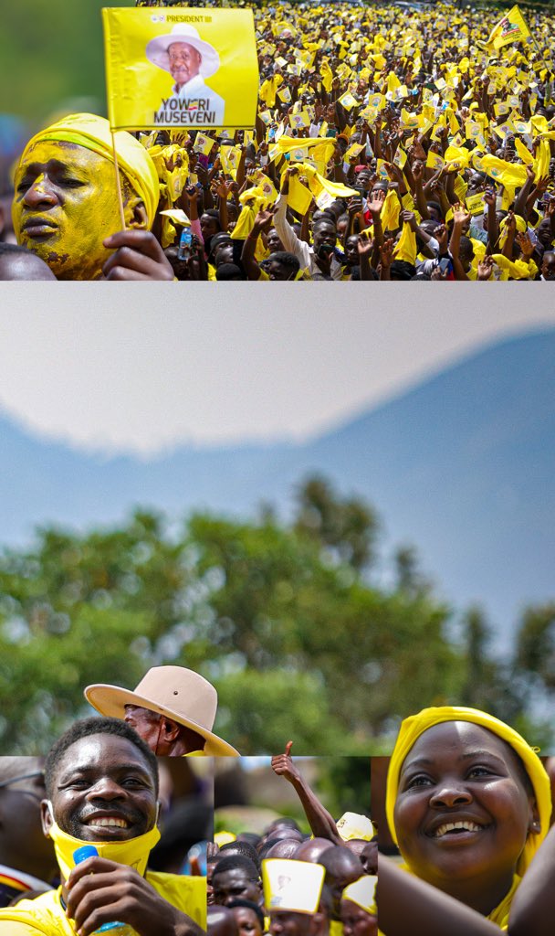 BonnyKarogo's tweet photo. President Museveni wraps up his Rwenzori–Tooro campaign with confidence that the region will give him 89% of the vote. 
Photos by me 📸 https://t.co/KPZ3NIFAXC