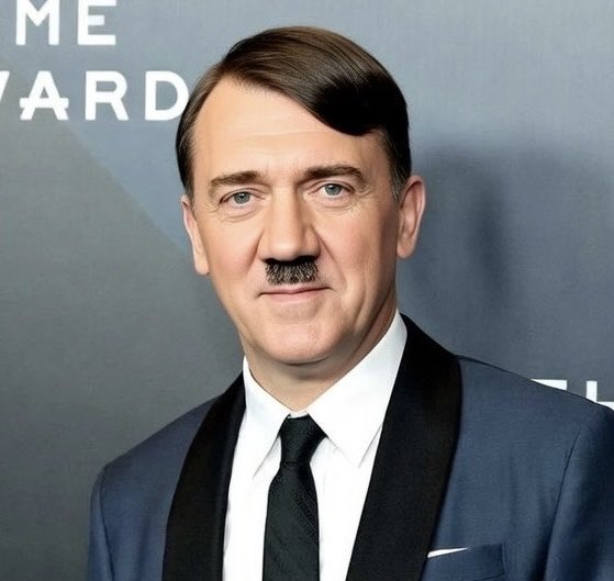 TECBigMan's tweet photo. Cosplaying as Hitler was not a cool reveal Geoff Keighley #TheGameAwards https://t.co/F27HriKzfR