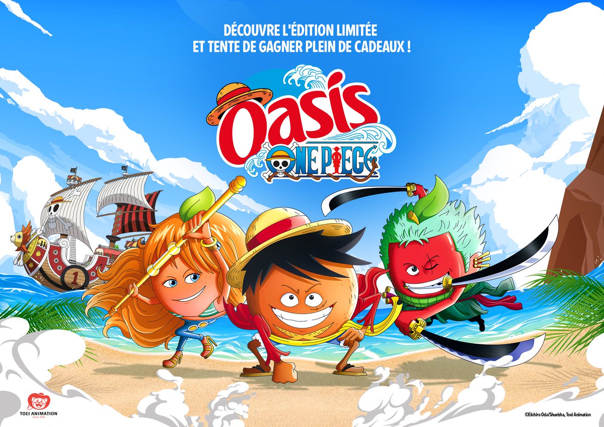 Eiichiro_Staff's tweet image. フランスの有名飲料ブランド「Oasis」とのコラボドリンクキャンペーンが、フランスのTikTok Ad Awards 2025でGreatest Creative賞を受賞しました🏅
 
現地ではコラボ動画も大きな話題に！

▼YouTubeでみる
youtu.be/Wdj_GMCh5Xc

#ONEPIECE