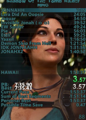 New split background she looks so pretty😭💙 I can not wait to play the new games and speedrun them I wana know what gameplay is like how different laras movement will be and all that I have high hopes im really hoping to see a difference ugh give it to me plz 😭💕

#TombRaider