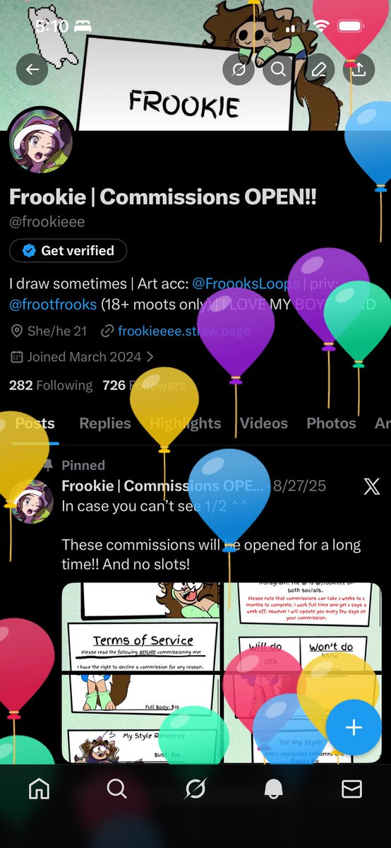 Frookie (moving accs) tweet media