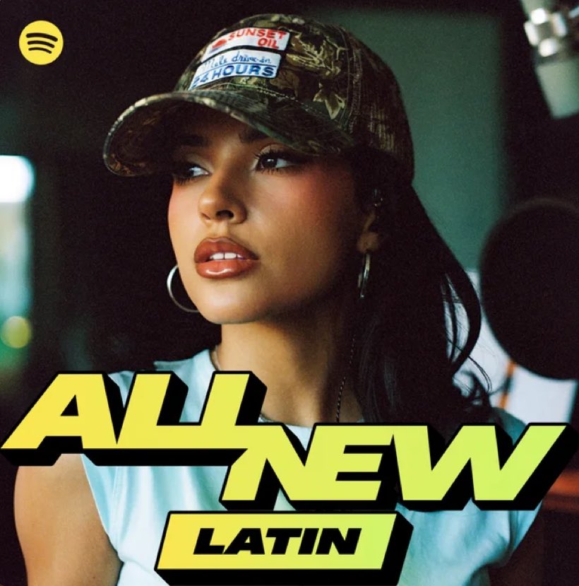 ChartBeckyG's tweet image. “Hablamos Mañana” — Spotify Playlists:

#1. All New Latin — 625K (NEW)
#1. Caliente — 120K (NEW)
#2. Nov. Latam — 860K (NEW)
#4. New Music F. — 4.4M (NEW)
#6. Latin Pop T. — 1.9M (NEW)
#6. NMF 🇫🇷 — 392K (NEW)
#9. Pop 🇩🇪 — 521K (NEW)
#16. Nov.🇲🇽 — 1M (NEW)
#19. NMF 🇩🇪 — 895K (NEW)