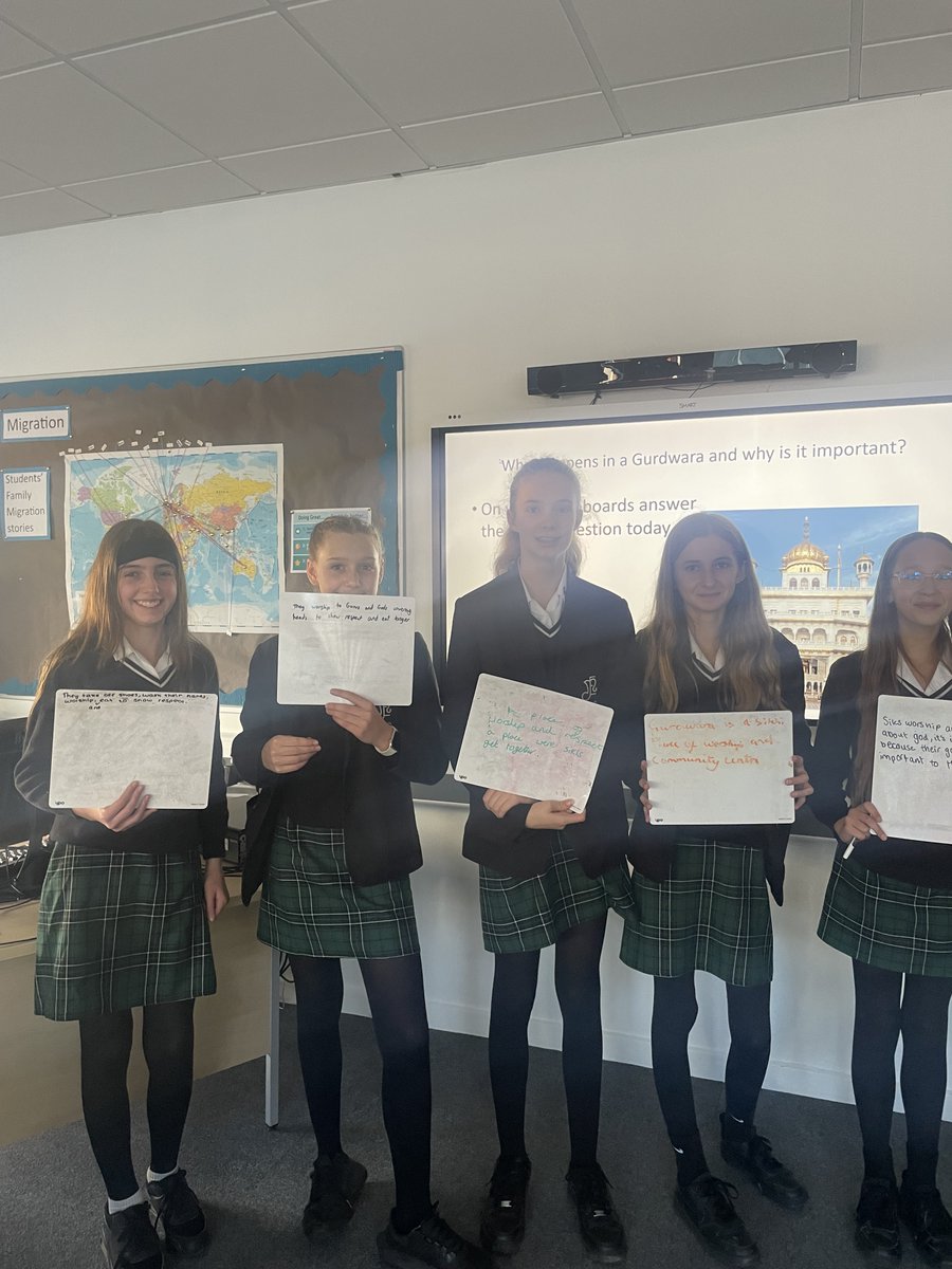 #MillaisRSP In a recent lesson, some #MillaisYear8 students showed their understanding of Sikh beliefs and practices through different mediums.