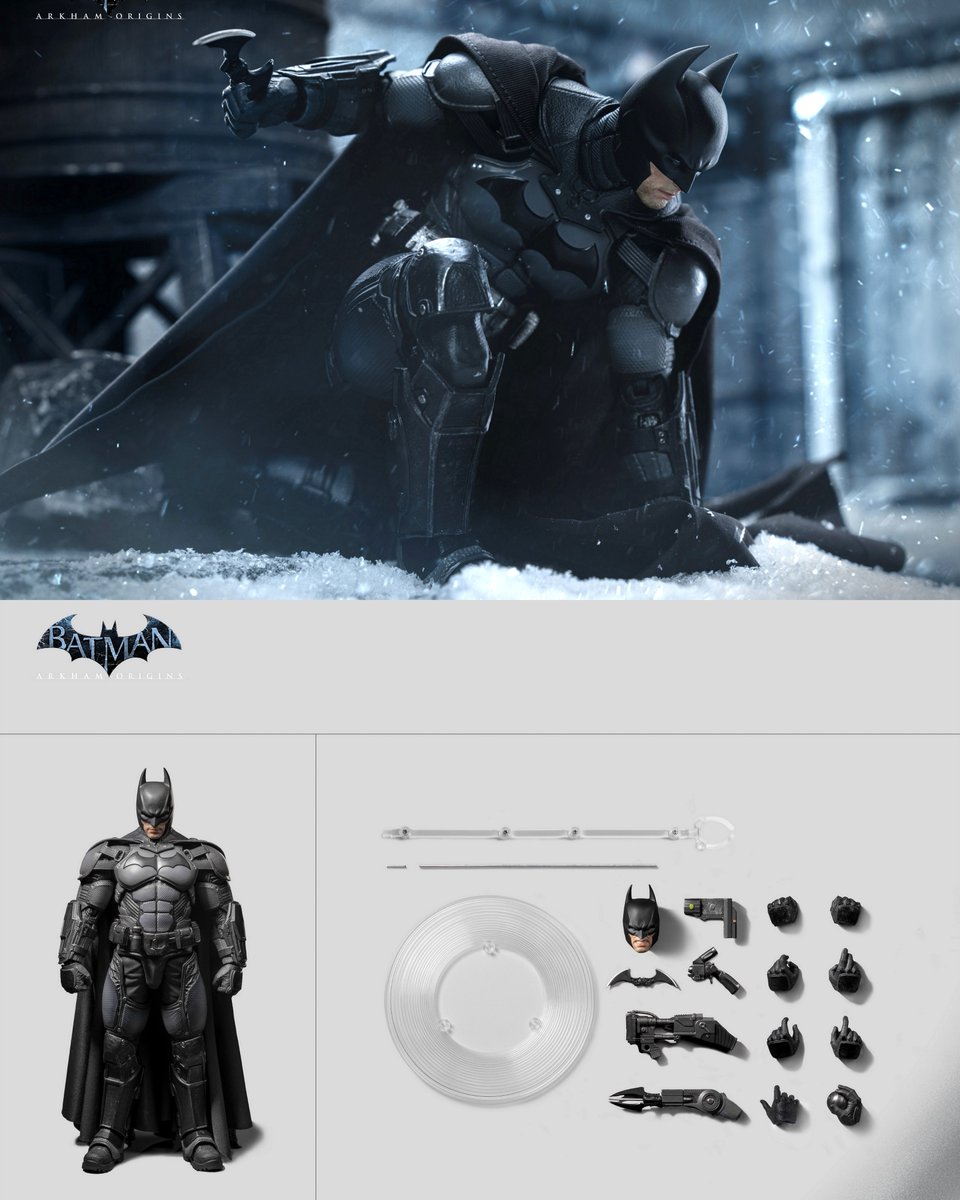 DewToyStore's tweet photo. ⭐ [𝗣𝗿𝗲-𝗼𝗿𝗱𝗲𝗿] Queen Studios InArt 1/12 Scale Action Figure - Batman: Arkham Origins - Batman ⭐

https://t.co/RmyHgQgAko

#ohmyprimus #dewtoystore #actionfigures #actionfigure #queenstudios #inart #batmanarkhamorigins #batman https://t.co/dZAwogyOWT