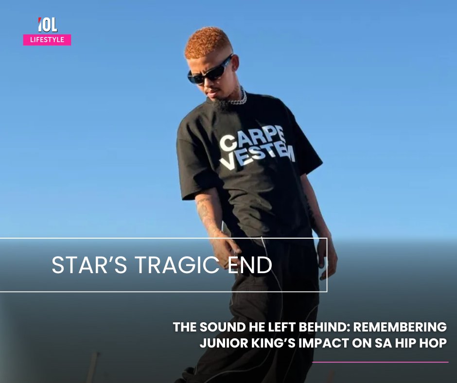 IOL_Lifestyle's tweet image. South African hip hop sensation Junior King, known for bridging Afrikaans and English through energetic dance and rap, tragically died at 29 in a head-on collision on the N1.
#JuniorKing #SAHipHop #DanserTotNRapper #MyRevenge #EasternCape #Gqeberha
Read on tinyurl.com/4mrnwxcz