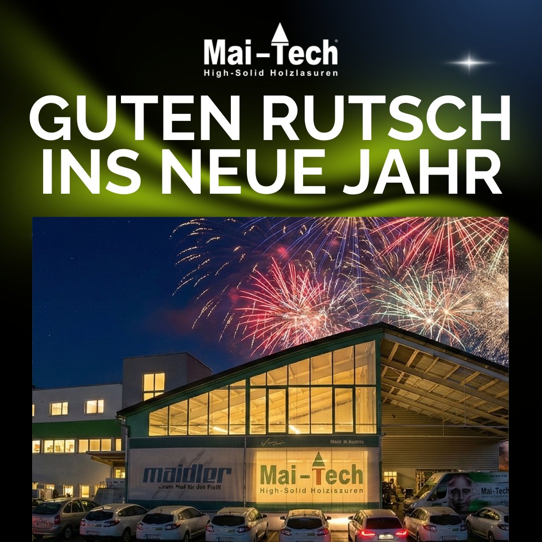 MaidlerS's tweet photo. Danke für ein starkes Jahr 2025! 🎆
Wir blicken zurück auf viele schöne Projekte, Gespräche und Begegnungen –
und sagen Danke, dass ihr ein Teil davon wart! 💚

Für 2026 wünschen wir euch Gesundheit, Freude &amp; viel Erfolg –
ob bei neuen Projekten oder einfach im Alltag. https://t.co/gD1ecGxUws
