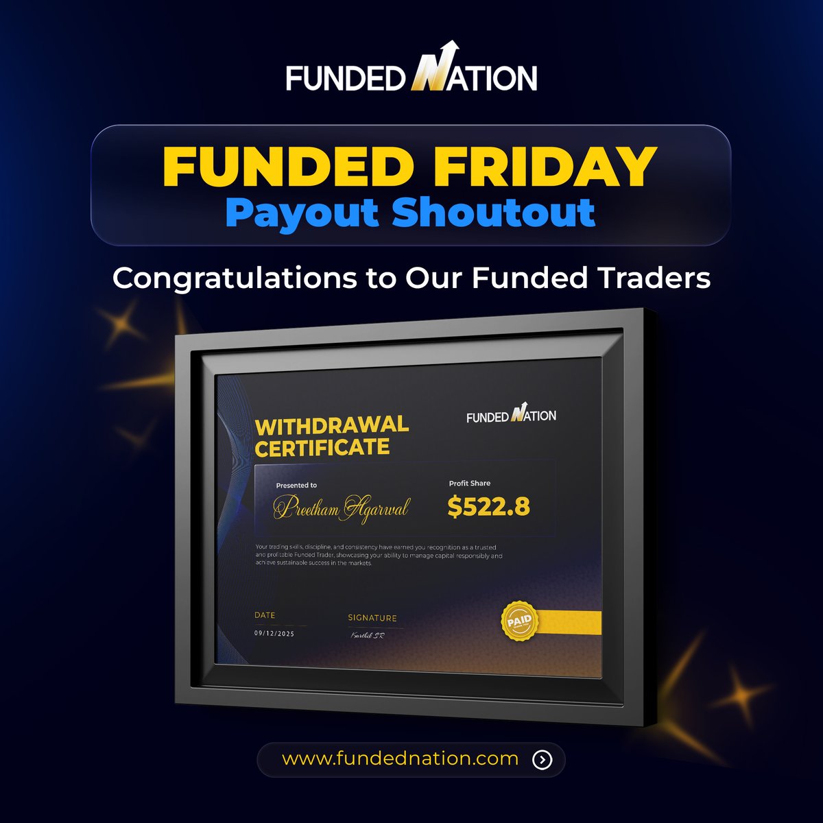 FUNDED NATION tweet media