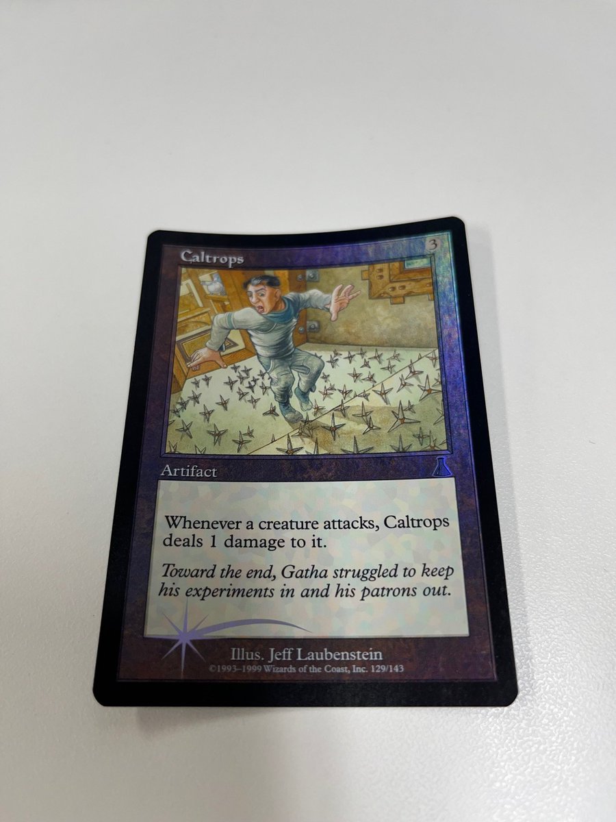 mtg 鉄びし 英語版 foil MTG 鉄びし 英語版 - メルカリ